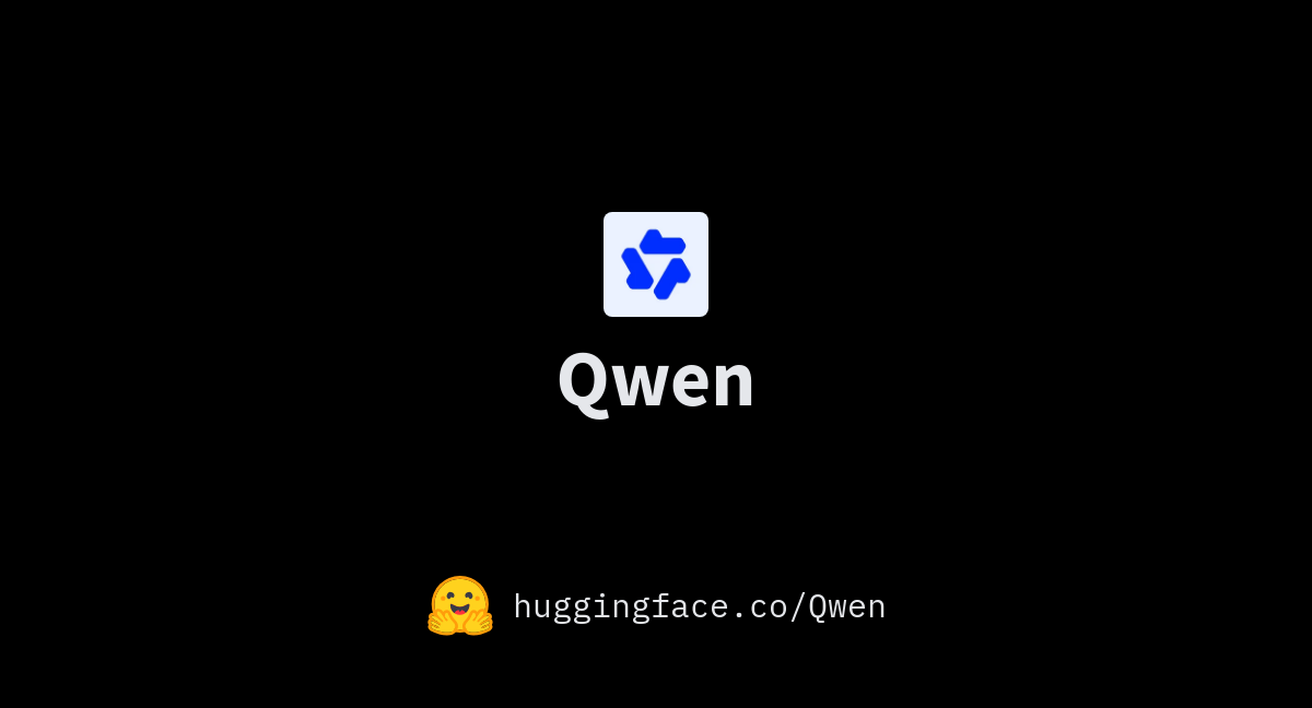 Qwen 官方 Hugging Face 组织页预览